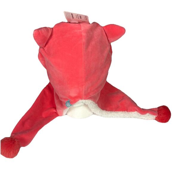 Squishmallows Fifi Fox Hat Earflap Girls Toboggan Pink Beanie One Size - Picture 2 of 9